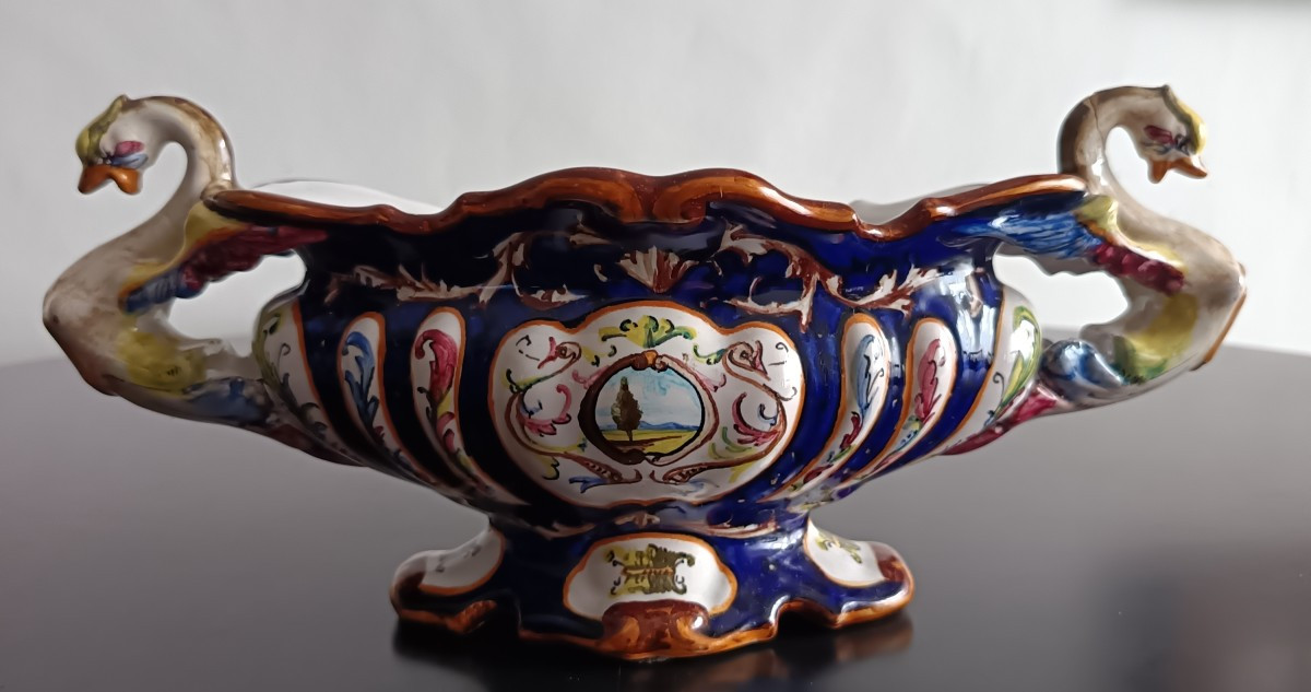Jardiniere in ceramica 1950-photo-2