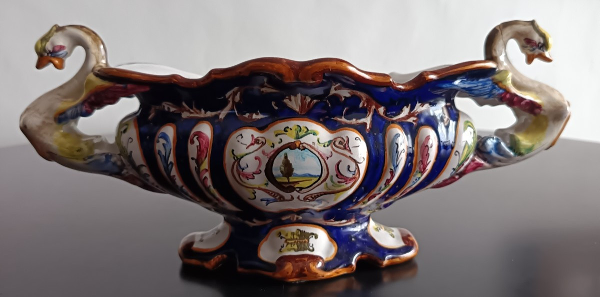 Jardiniere in ceramica 1950-photo-2