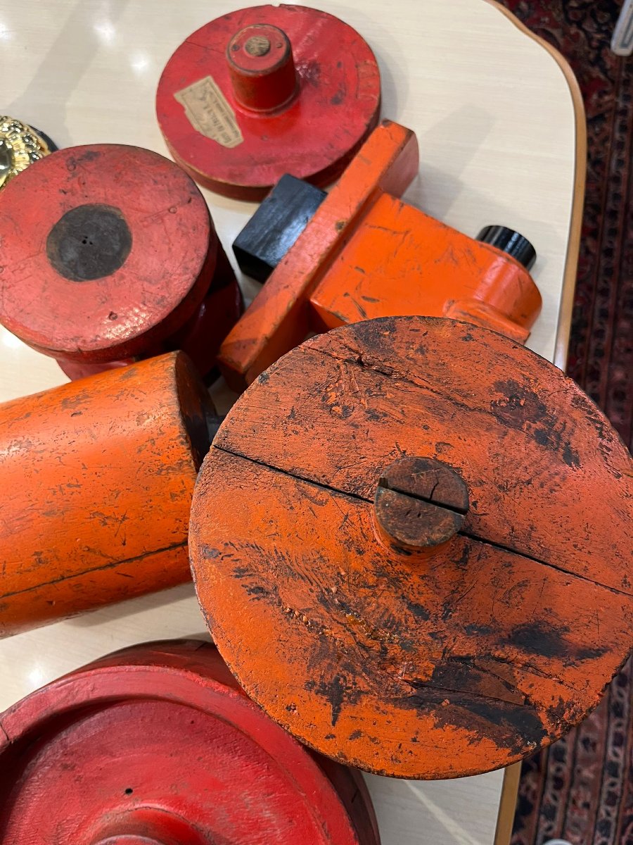 Stampi in legno di forme "fonderia Zanotti" di Santarcangelo di Romagna inizio XXsec-photo-2