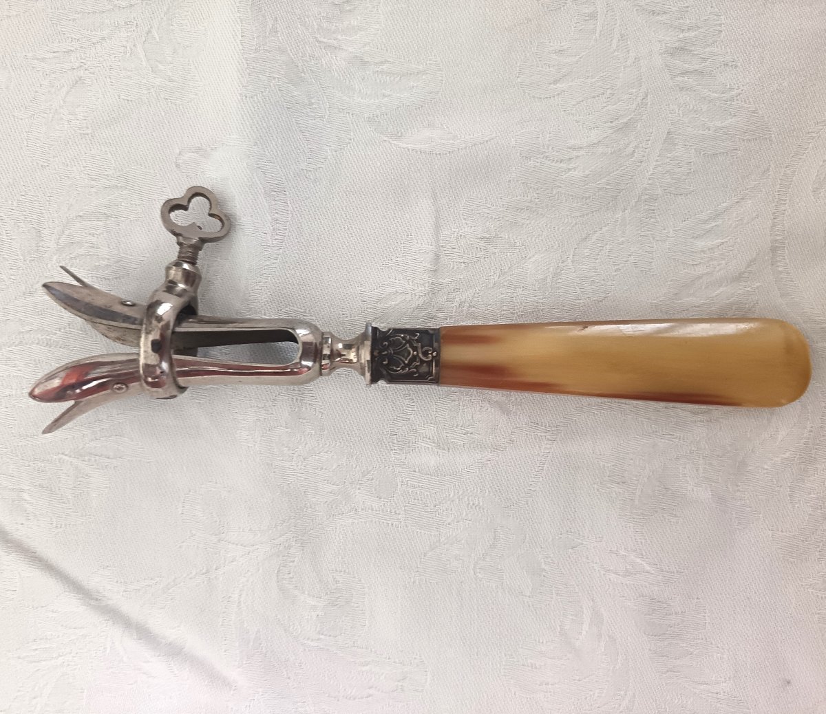 Pinza per arrosto dell’800 argento Francia