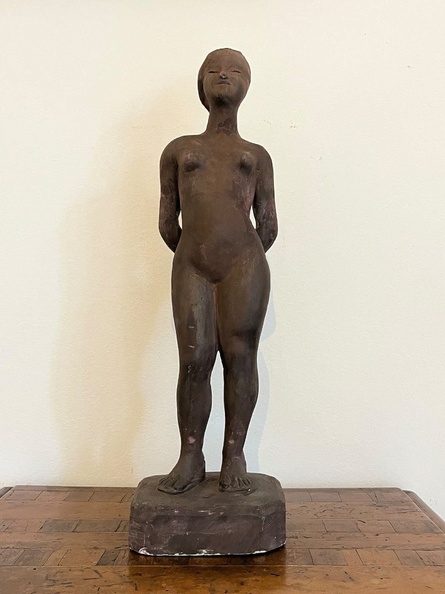 Eva la prima donna scultura in terracotta Arturo Martini