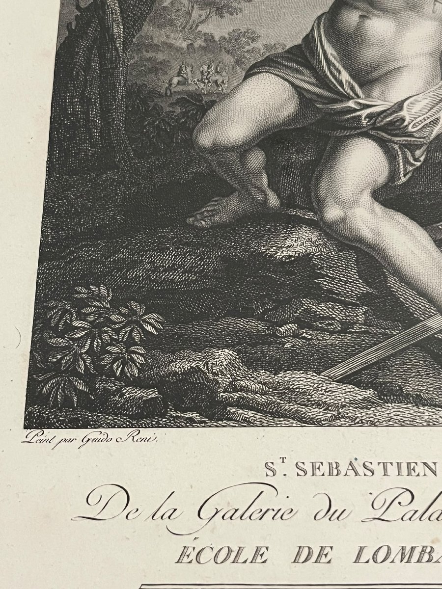 Acquaforte del 1786 di Jean Louis Delignon - San Sebastiano-photo-1