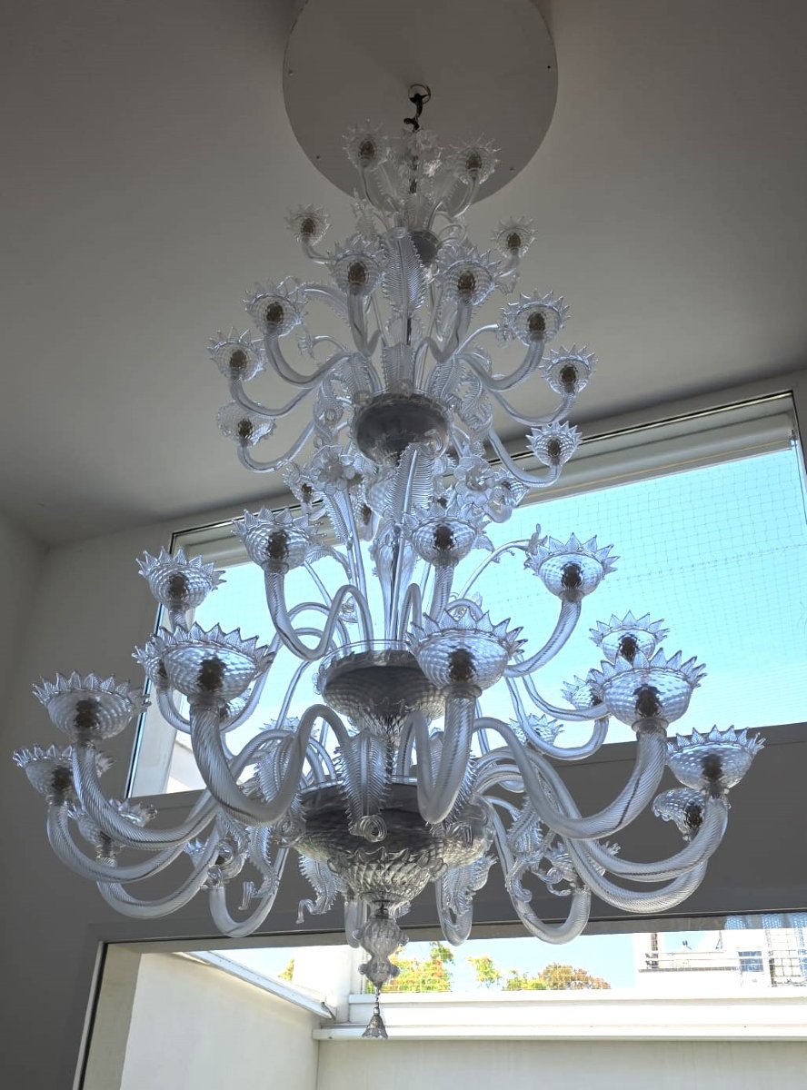 Lampadario Venezia balloton 1930 vetro di Murano-photo-3