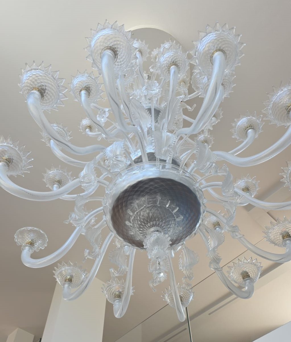 Lampadario Venezia balloton 1930 vetro di Murano-photo-1
