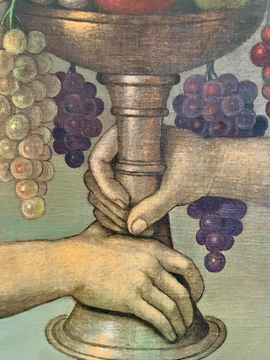 Olio su tavola: Le Stagioni – L’Autunno, 1950-photo-3