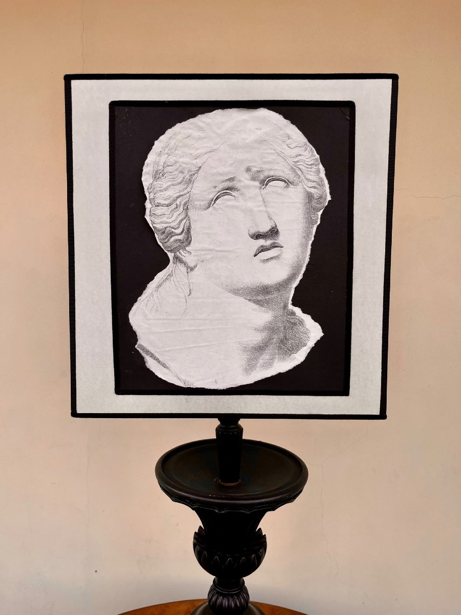 Lampada in legno ebanizzato 1930-photo-2