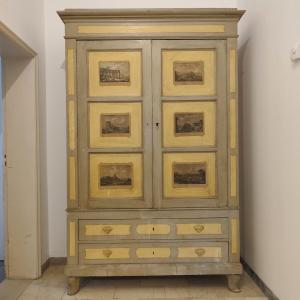 Armadio Dipinto Bolognese dell'800