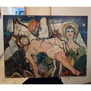 Olio su Tela del 1950 - San Sebastiano