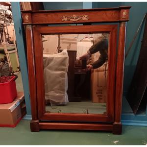 Specchiera Impero del 1810 con bronzi dorati