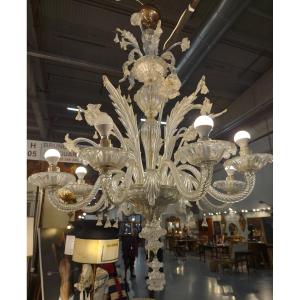 Coppia imponenti lampadari 1920 Murano