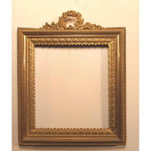 Cornice da viaggio in bronzo dorato 1790