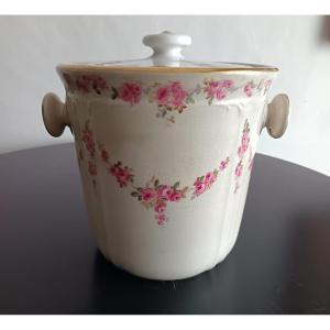 Rinfrescatoio in ceramica con coperchio 800