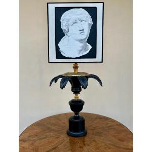 Lampada da tavolo palma in legno 900