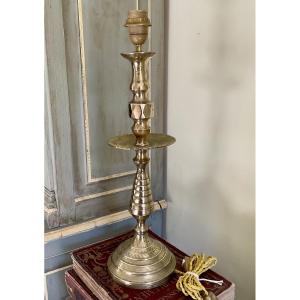 Moroccan Bronze Lamp Part