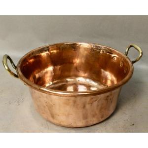 Fully Polished Copper Jam Pan