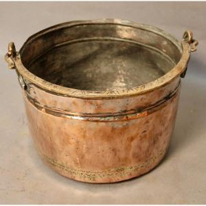 XVIIIth Century Copper Cauldron