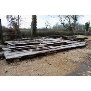 Lot Of Old Trays In Oak And Ash