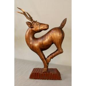Wooden Animal Sculpture