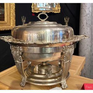 Bain Marie In Silver Metal