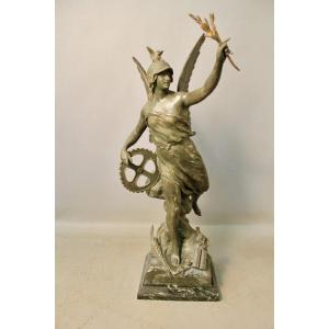 Statue Of “victory” In Regulates By Emile Picault