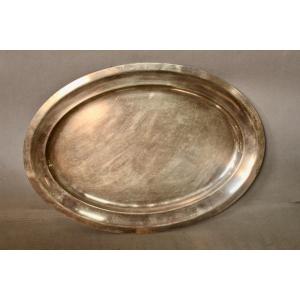 Large Silver Metal Dish, With Hallmarks