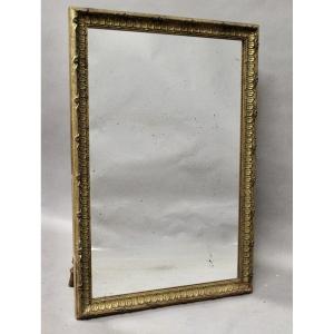 Antique Mirror With Gilded Frame, 19th Century
