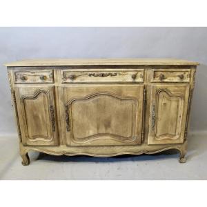 Louis XV Style Sideboard In Light Oak