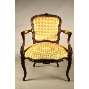Louis XV Style Cabriolet Armchair