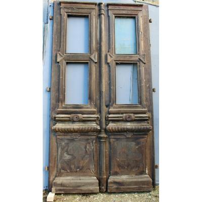 Porte Cochère In Oak With Opening Frame