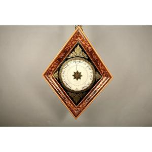 Charles X Period Barometer, Diamond Shaped
