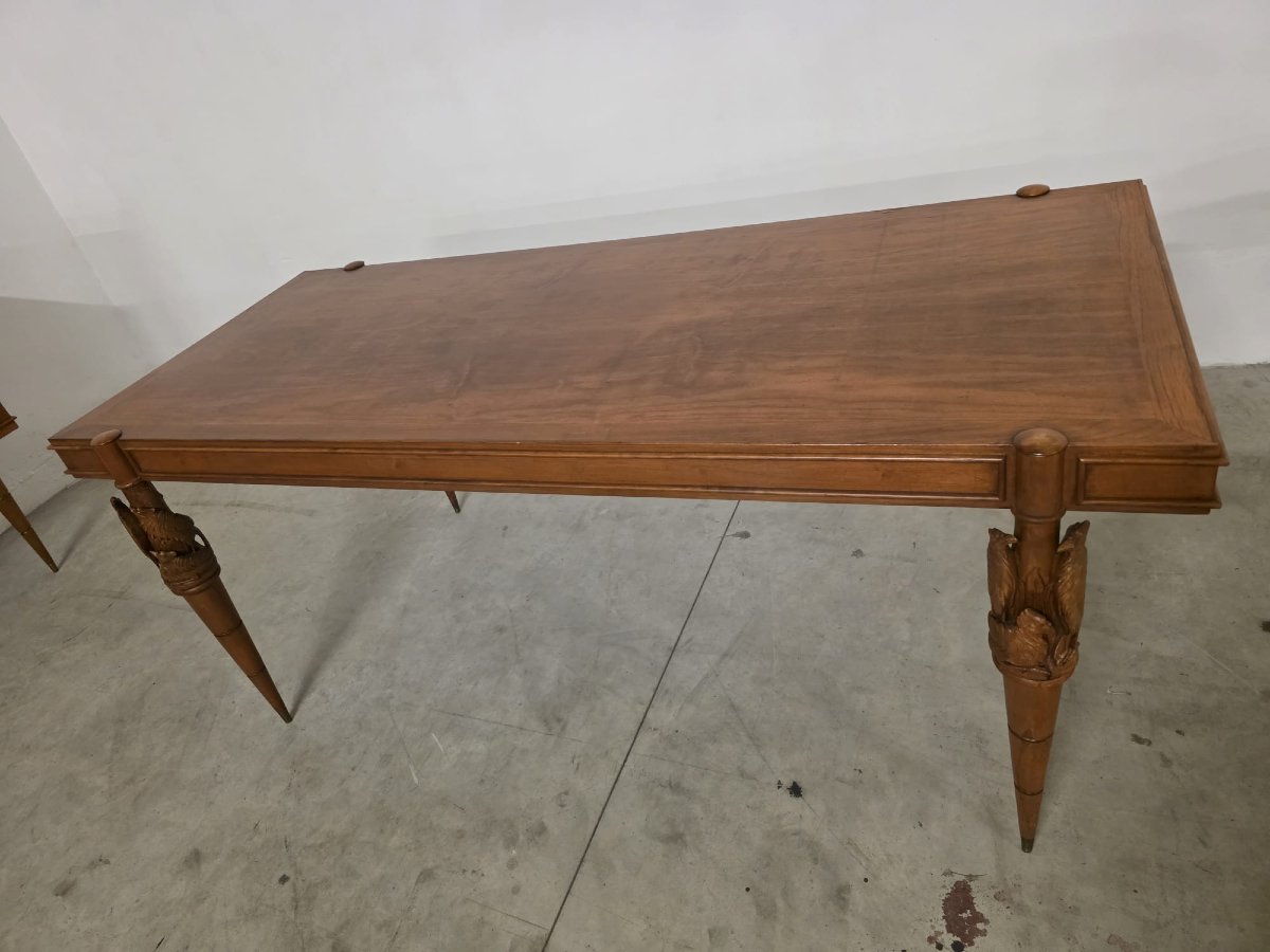 Tavolo e sedie di Pierluigi Colli per Framar, anni 50'-photo-3