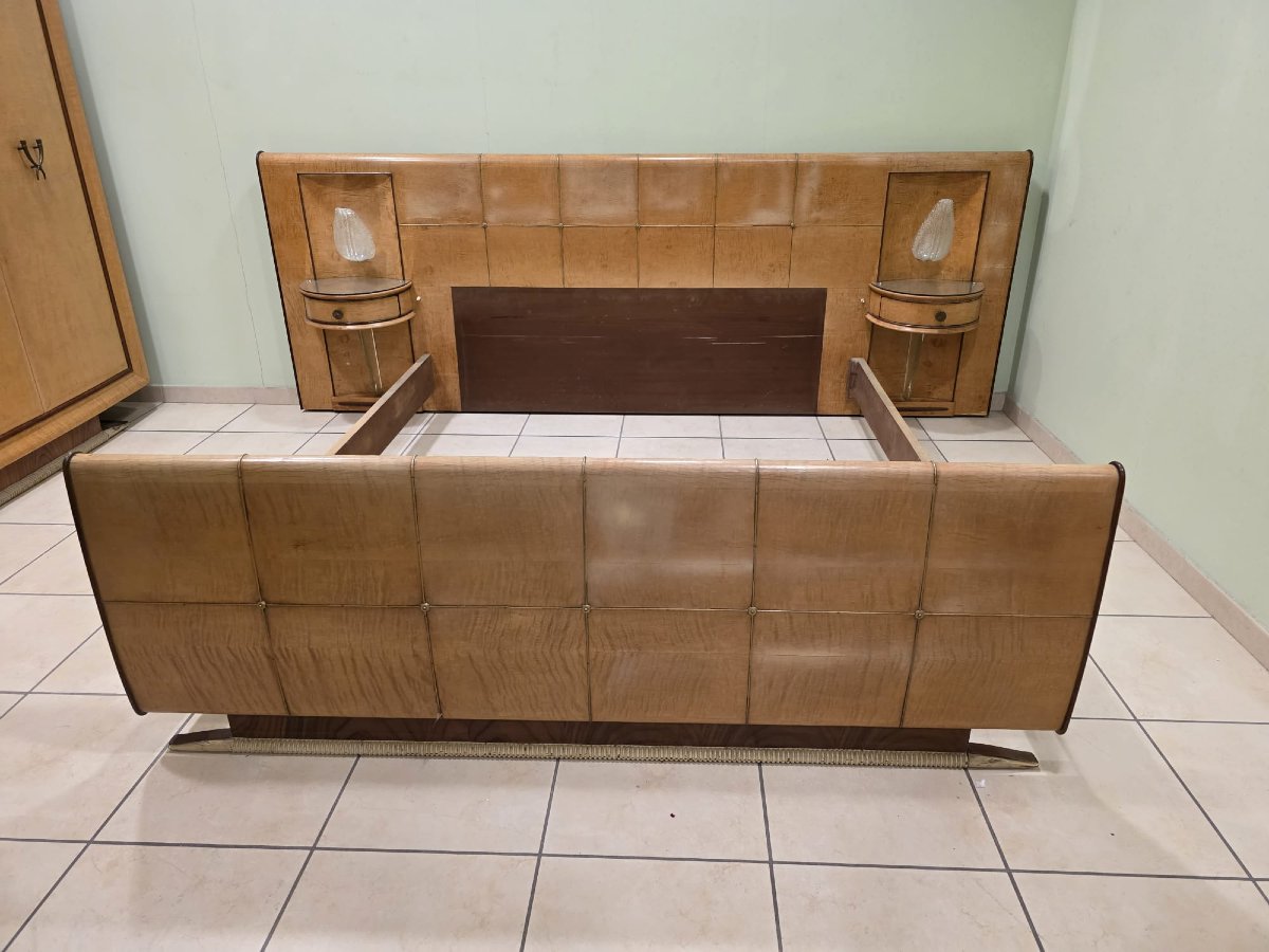 Letto art deco' anni 40'-photo-3