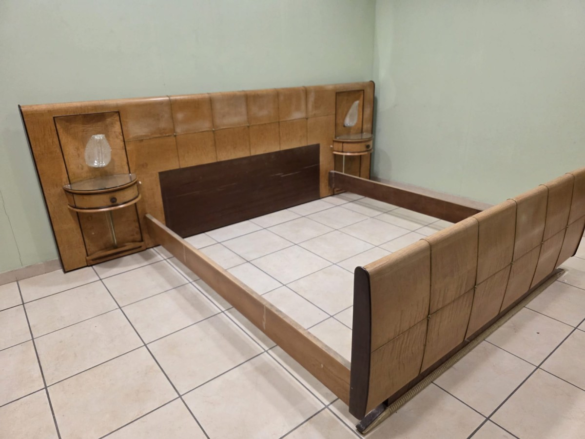 Letto art deco' anni 40'