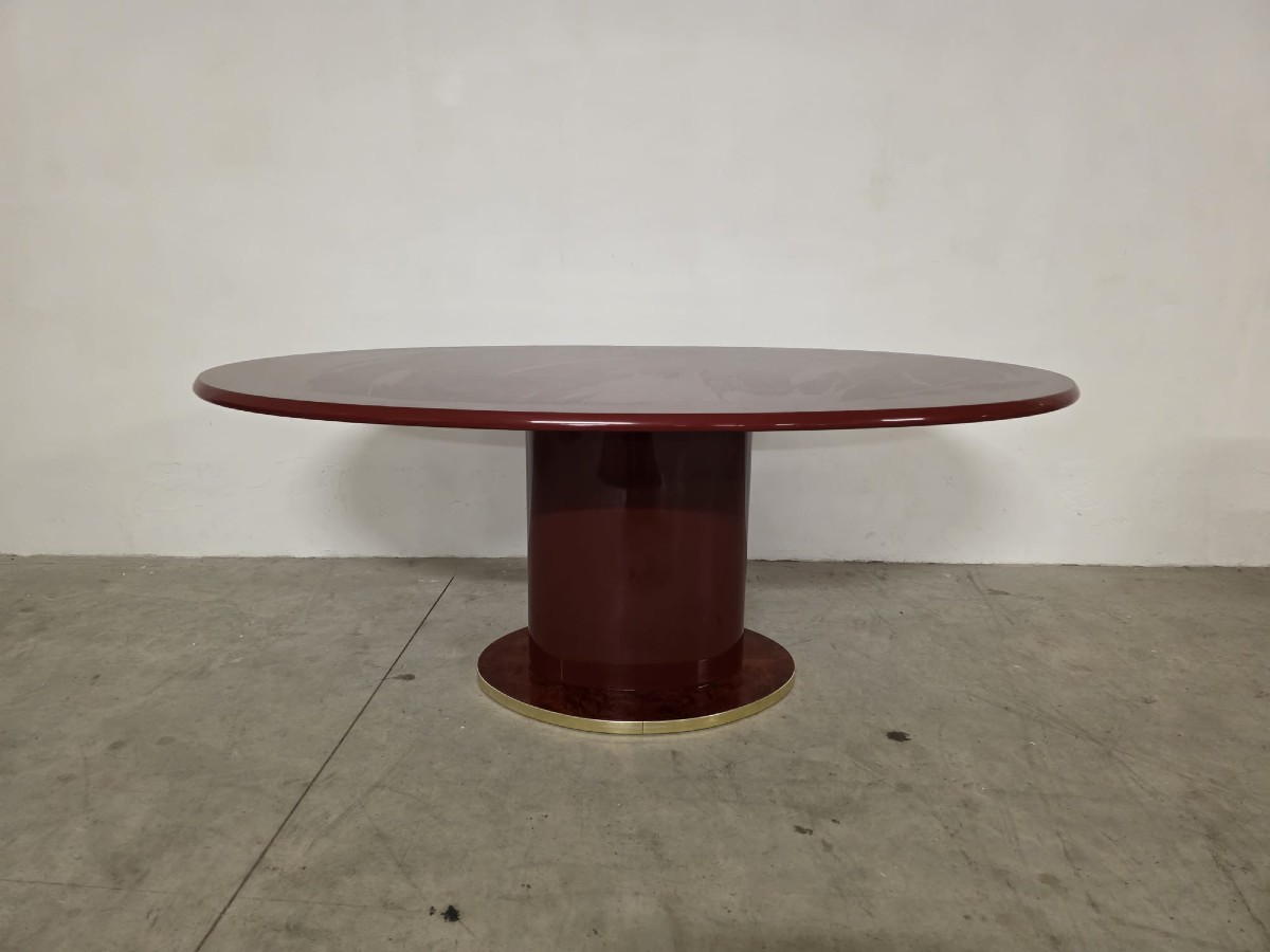 tavolo in radica bordeaux