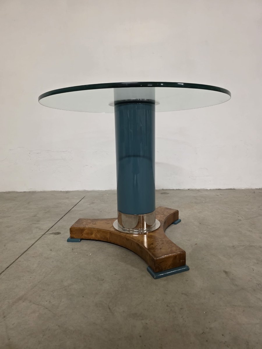 Tavolino in stile Hollywood Regency prodotto da Thormer.-photo-3