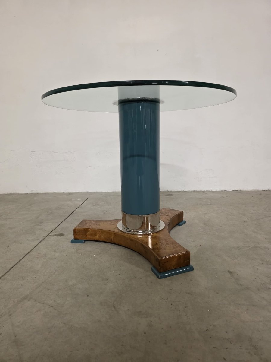 Tavolino in stile Hollywood Regency prodotto da Thormer.-photo-4