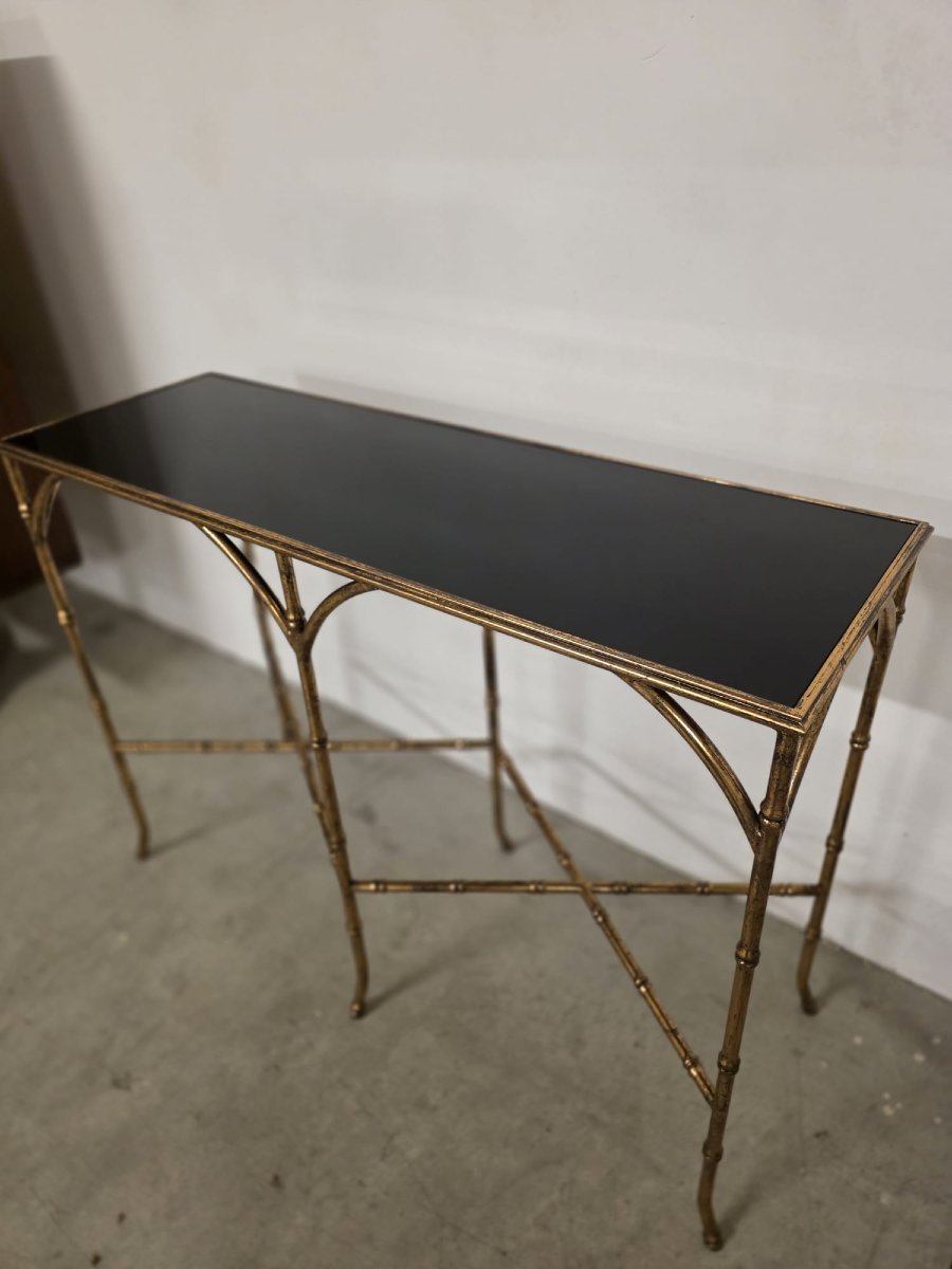 Consolle  Hollywood Regency su disegno di maison jansen-photo-2