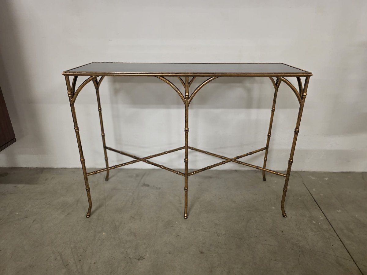 Consolle  Hollywood Regency su disegno di maison jansen-photo-3