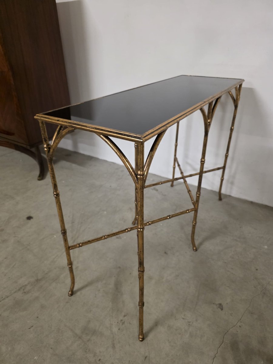 Consolle  Hollywood Regency su disegno di maison jansen-photo-2