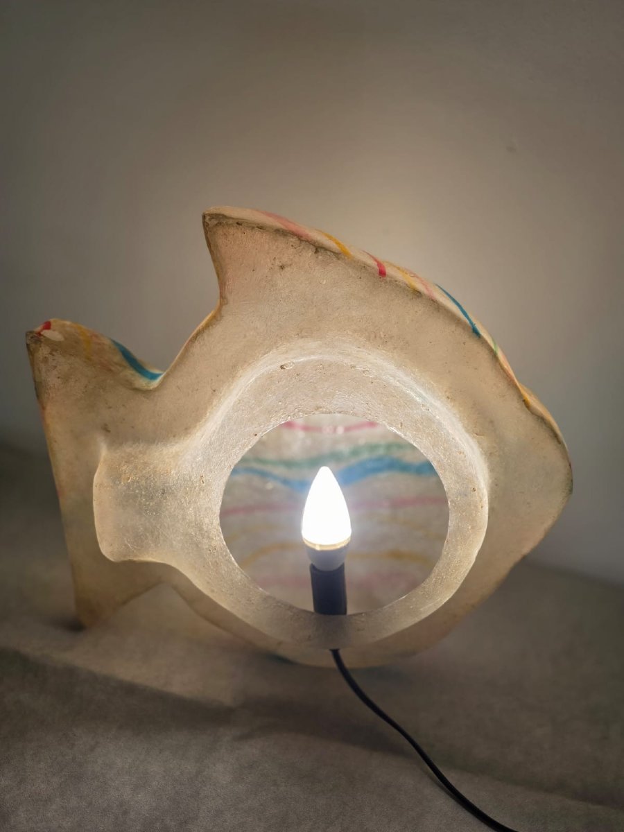 Lampada pesce anni 60'.-photo-5