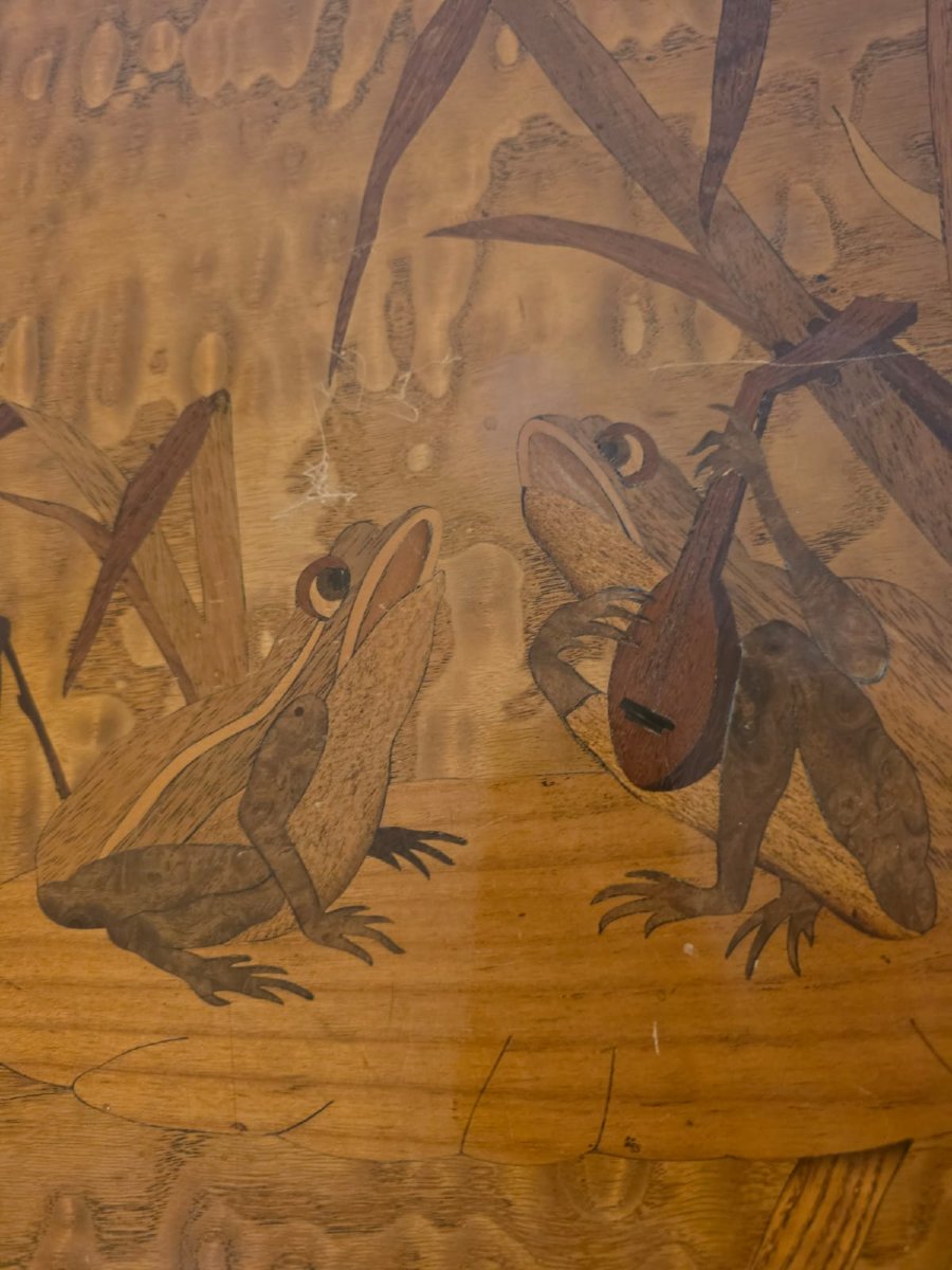 Tavolini ad incastro attribuiti ad Emille Gallè-photo-2