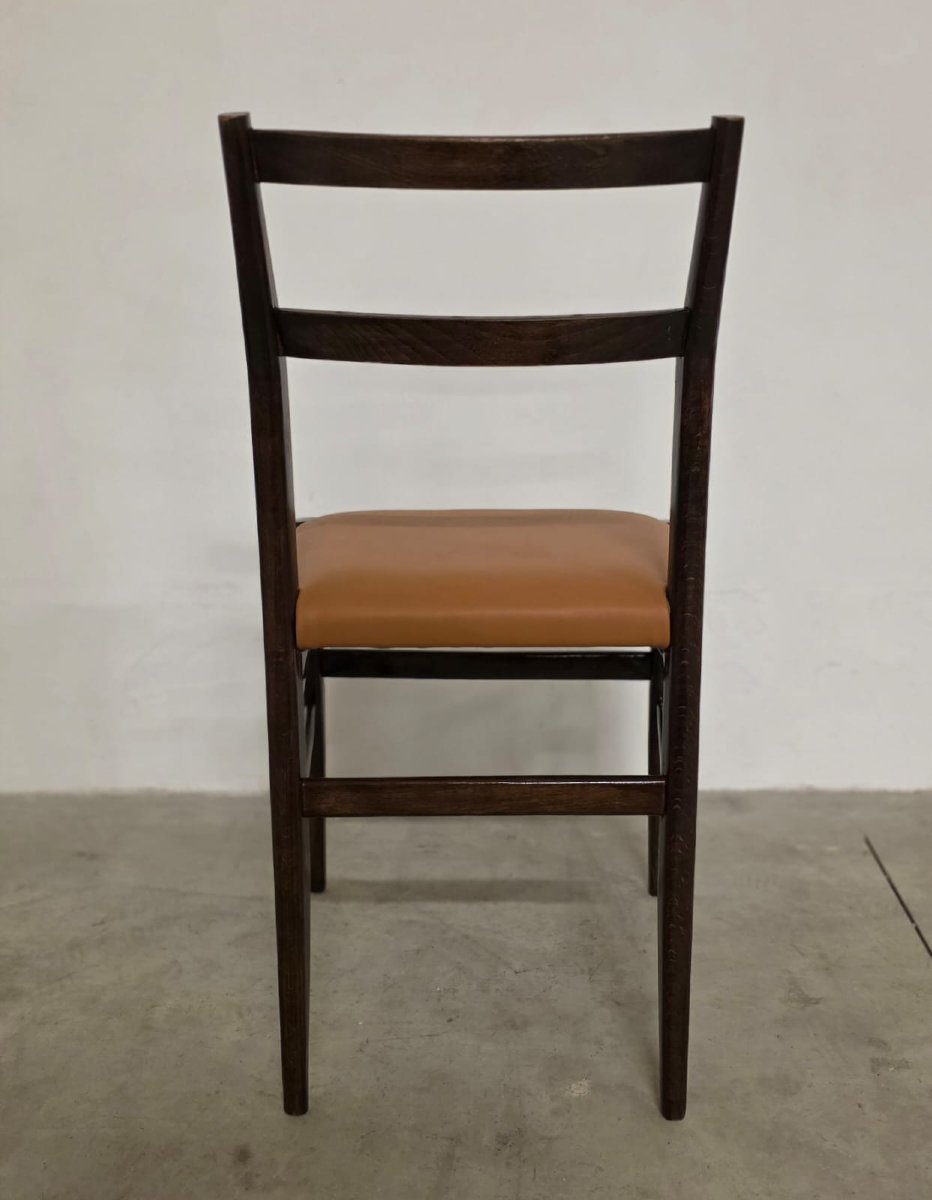 Sei Sedie Leggera di Gio Ponti per Cassina.-photo-3