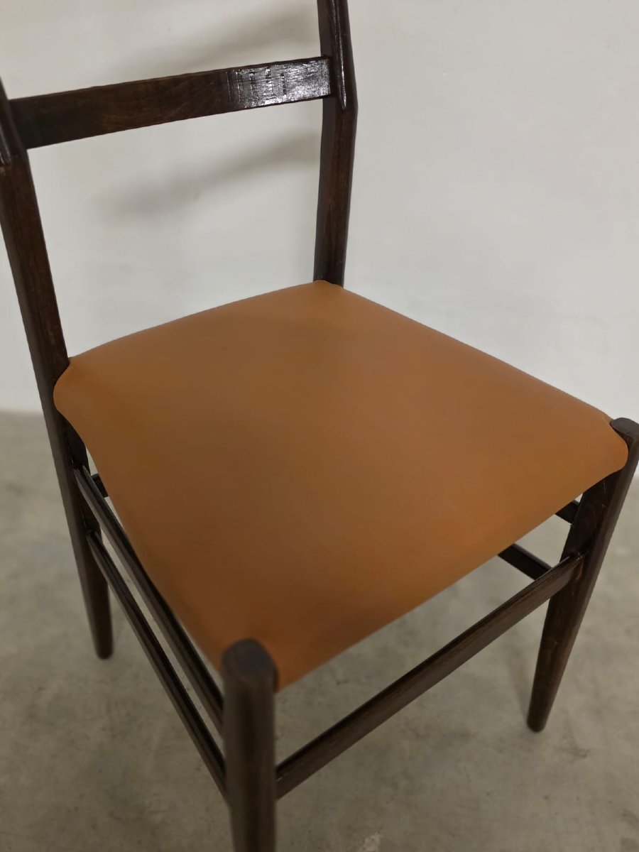 Sei Sedie Leggera di Gio Ponti per Cassina.-photo-8