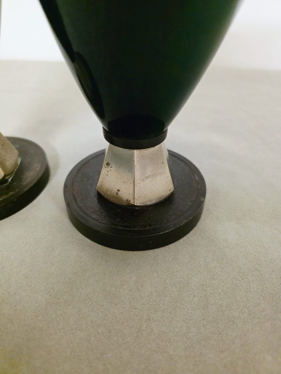 Coppia vasi Deco' nello stile di Paul Milet-photo-2