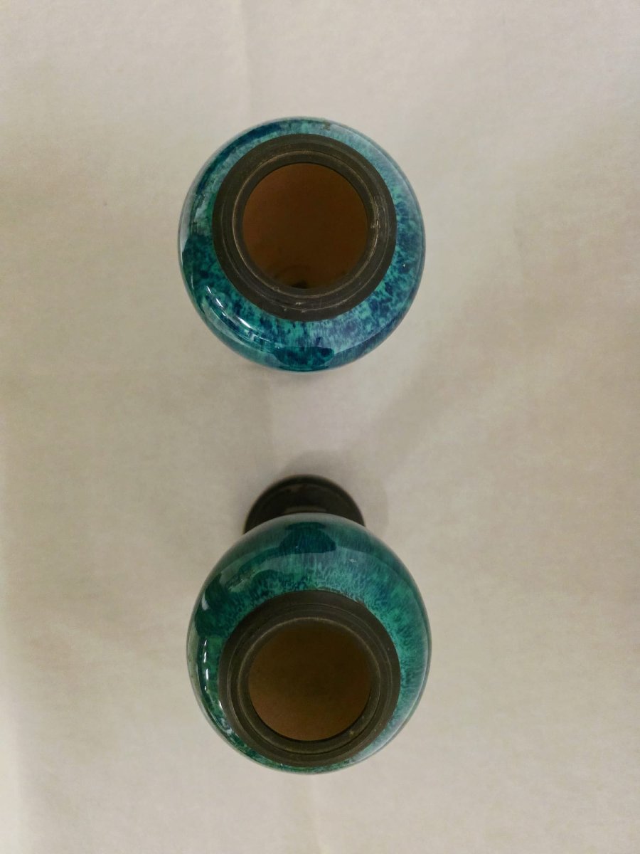 Coppia vasi Deco' nello stile di Paul Milet-photo-6