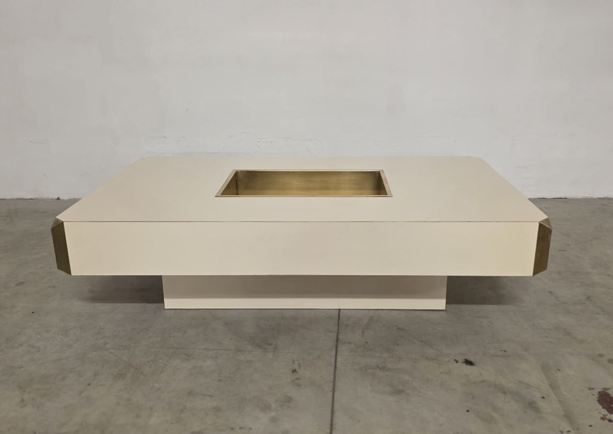 Tavolino serie Alveo Willy Rizzo.-photo-1