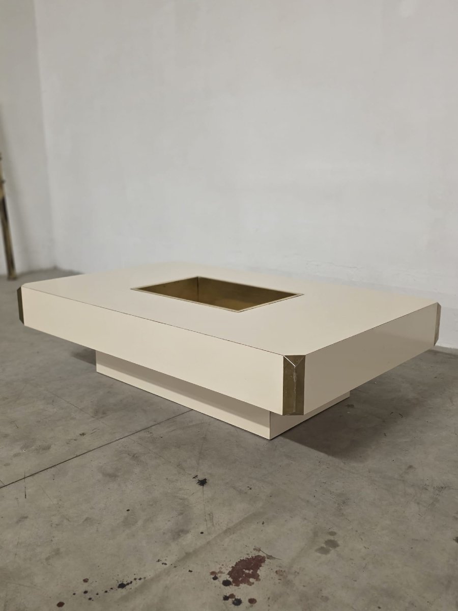 Tavolino serie Alveo Willy Rizzo.-photo-3