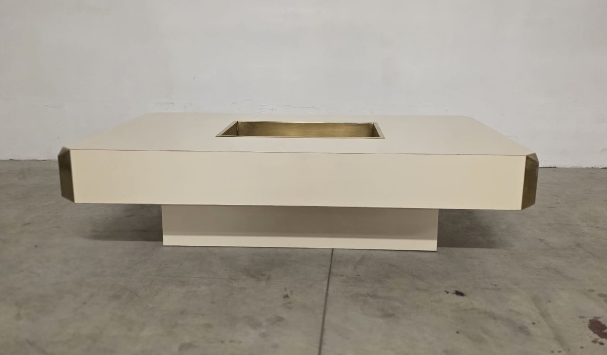 Tavolino serie Alveo Willy Rizzo.