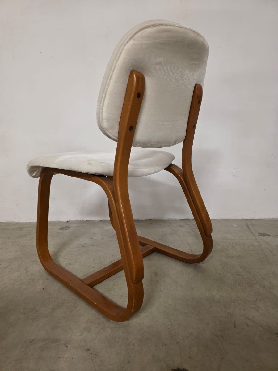 Sedie anni 60' legno curvo.-photo-3