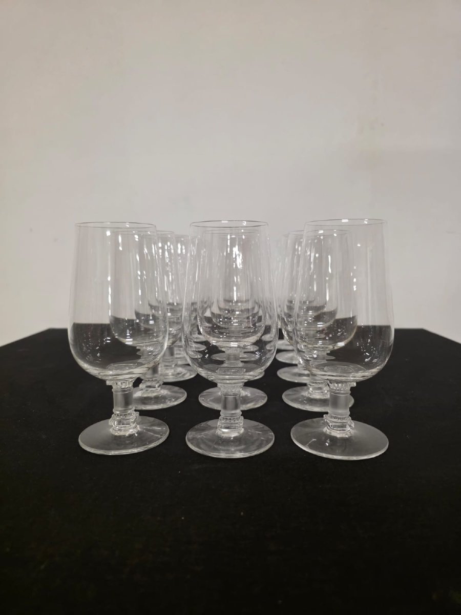 15 Bicchieri modello Murat di Lalique France-photo-3